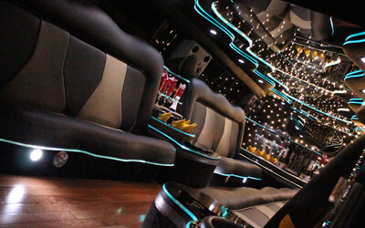 Party bus for a bachelorette party